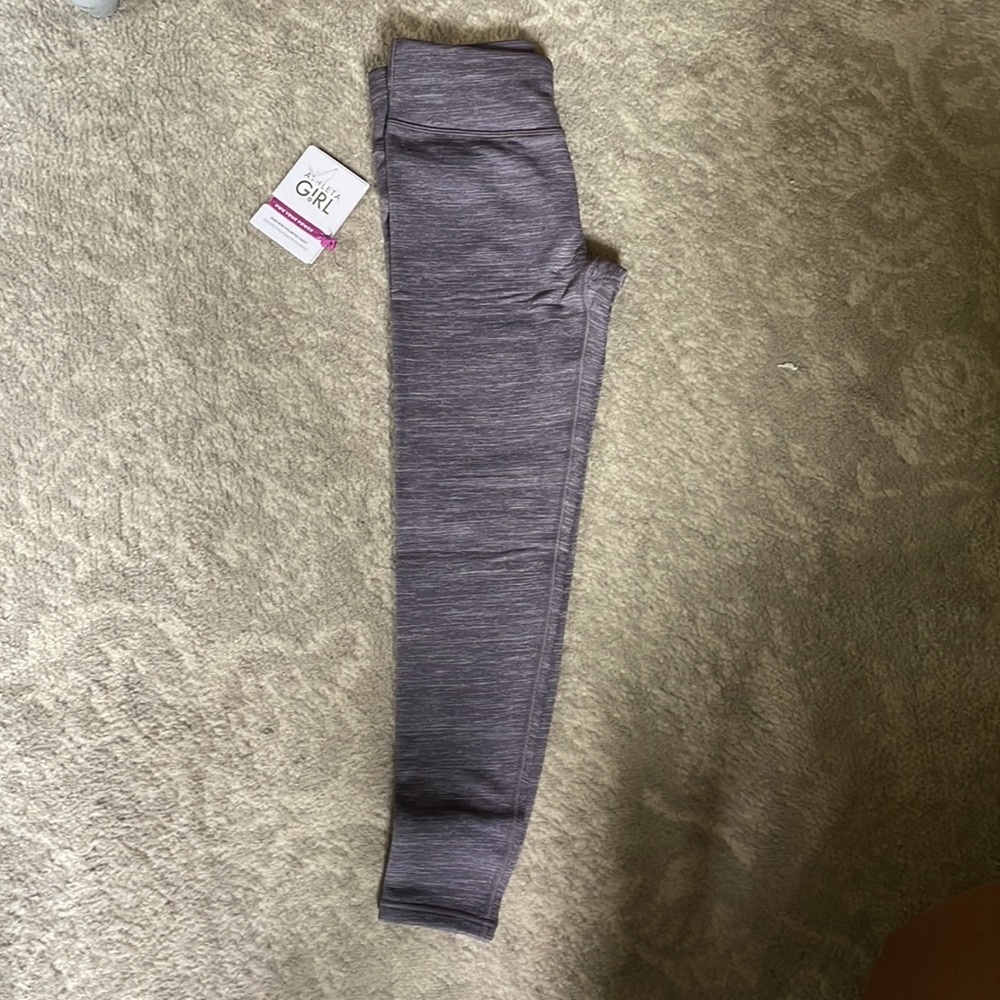Girls size 12 Polartec fleece lined winter leggings. Athelta